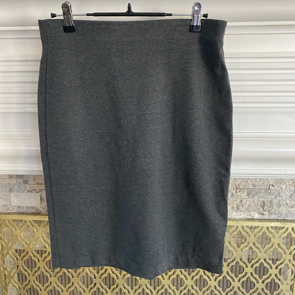 Philosophy Charcoal Pencil Skirt